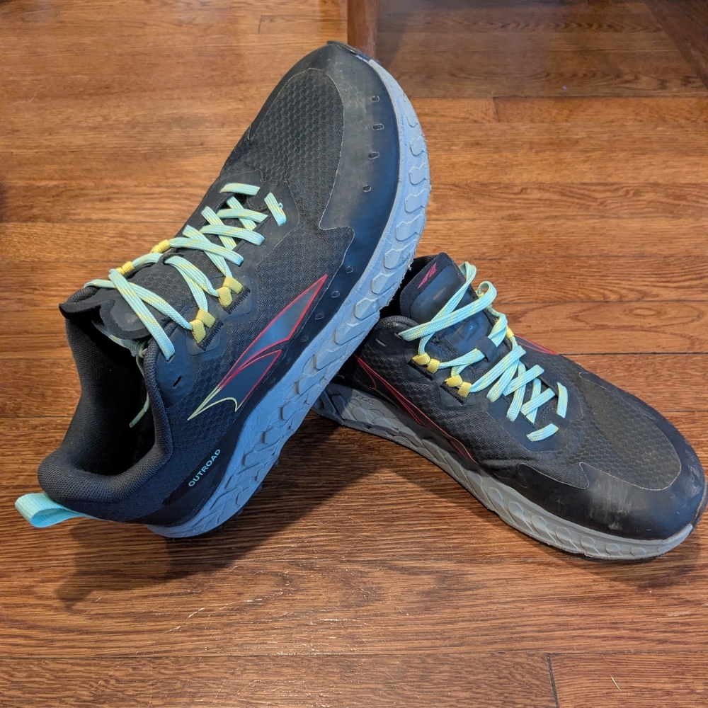 Altra Men's Outroad Dark Grey Green Trail Running Mens Size 10.5 AL0A7R6N241